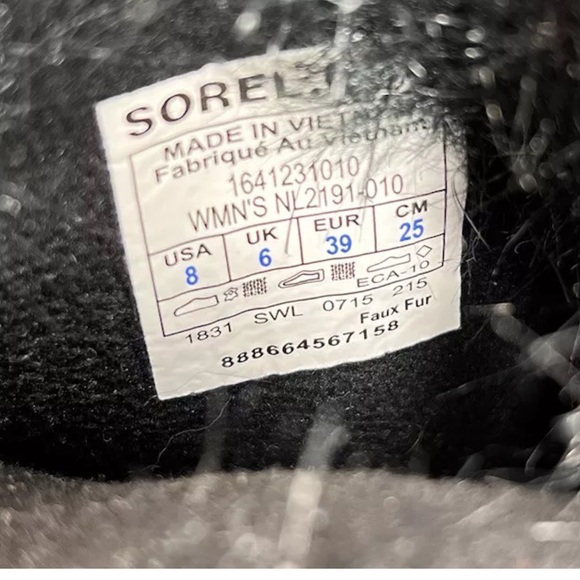 Sorel Womens Tofino Winter Boot Tall Black/Red NL2191-010 Size 8 12” Superb! - Picture 10 of 10